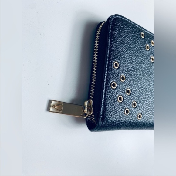 VS black large bi-fold full zip gold grommet wallet size large - Picture 5 of 13